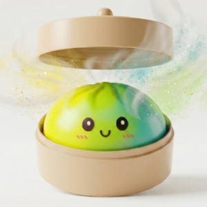Rainbow Dumpling Squishy